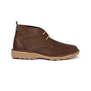 VELDSKOEN 7 womens chukka boot lace up brown leather Eight Feet Natural Sole
